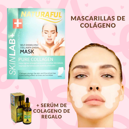 MASCARILLAS DE COLÁGENO NATURAFULL™ | LLEVA 10 Y PAGAS 5 + SERÚM FACIL DE COLAGENO DE REGALO