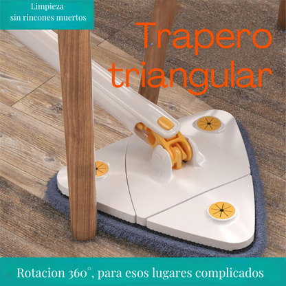 TRAPERO TRIÁNGULAR GIRATORIO | GIROCLEAN 360° ™