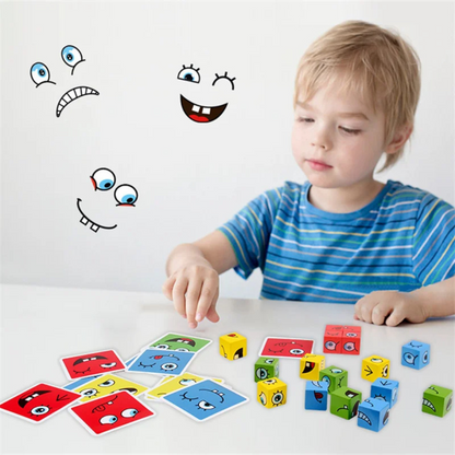 JUEGO DE CUBO CAMBIO DE CARAS | EMOTION PUZZLE CUBE™