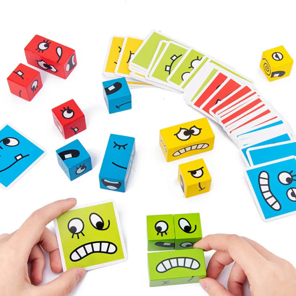 JUEGO DE CUBO CAMBIO DE CARAS | EMOTION PUZZLE CUBE™