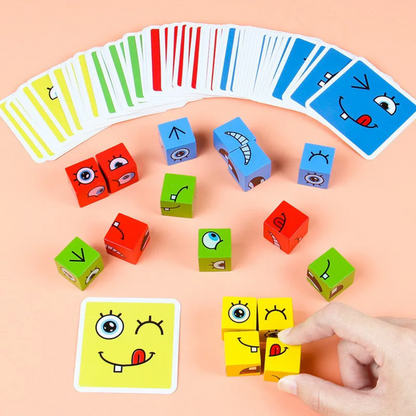 JUEGO DE CUBO CAMBIO DE CARAS | EMOTION PUZZLE CUBE™