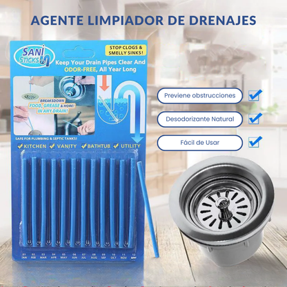 BARRAS DE LIMPIEZA DE DRENAJE DRAINFIX PRO™ | OFERTA 3x1