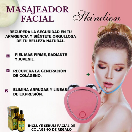 MASAJEADOR FACIAL ELECTRICO  LIFTGLOW™ | + SERUM FACIAL DE COLAGENO (DE OBSEQUIO)