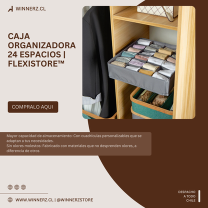 CAJA ORGANIZADORA 24 ESPACIOS | FLEXISTORE™