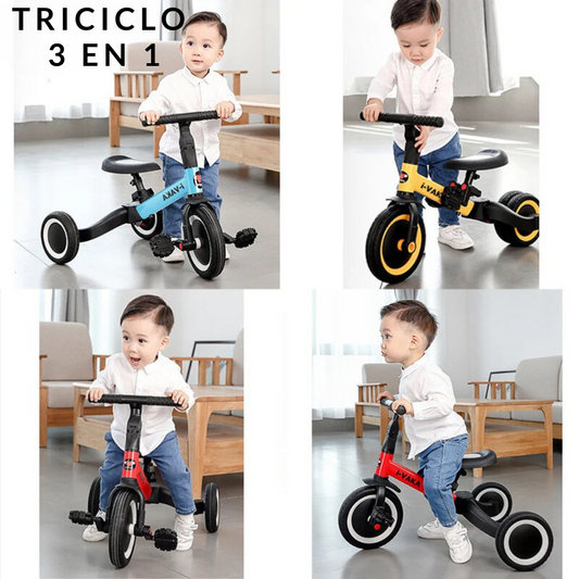 TRICICLO 3 EN 1 | BICICLETA DE EQUILIBRIO PARA NIÑOS